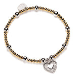 Personalised Heart of Hearts Bracelet