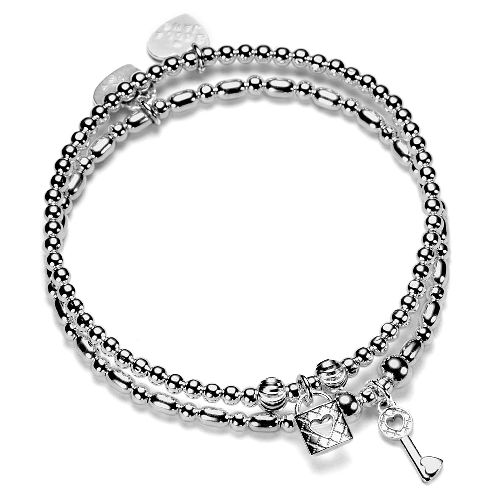 Bracelet on sale heart key