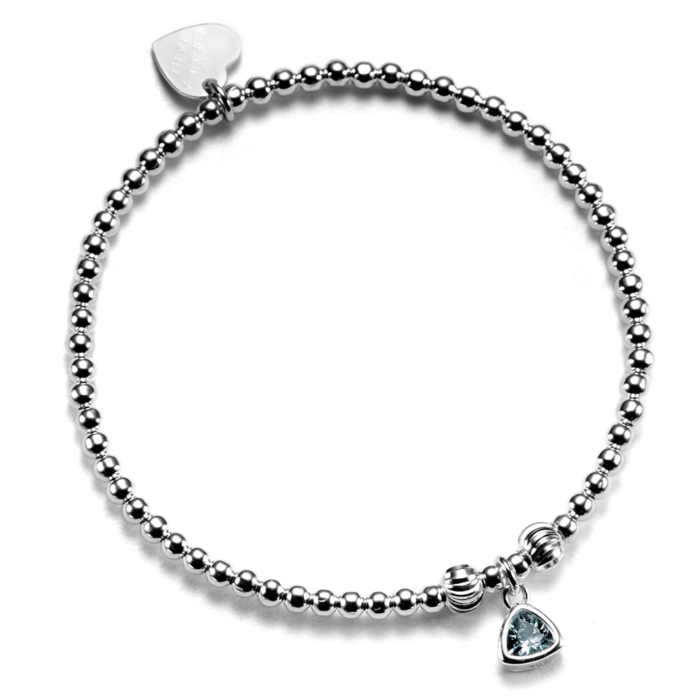 Aquamarine March Birthstone Bracelet – Walter's Wish Jewelry
