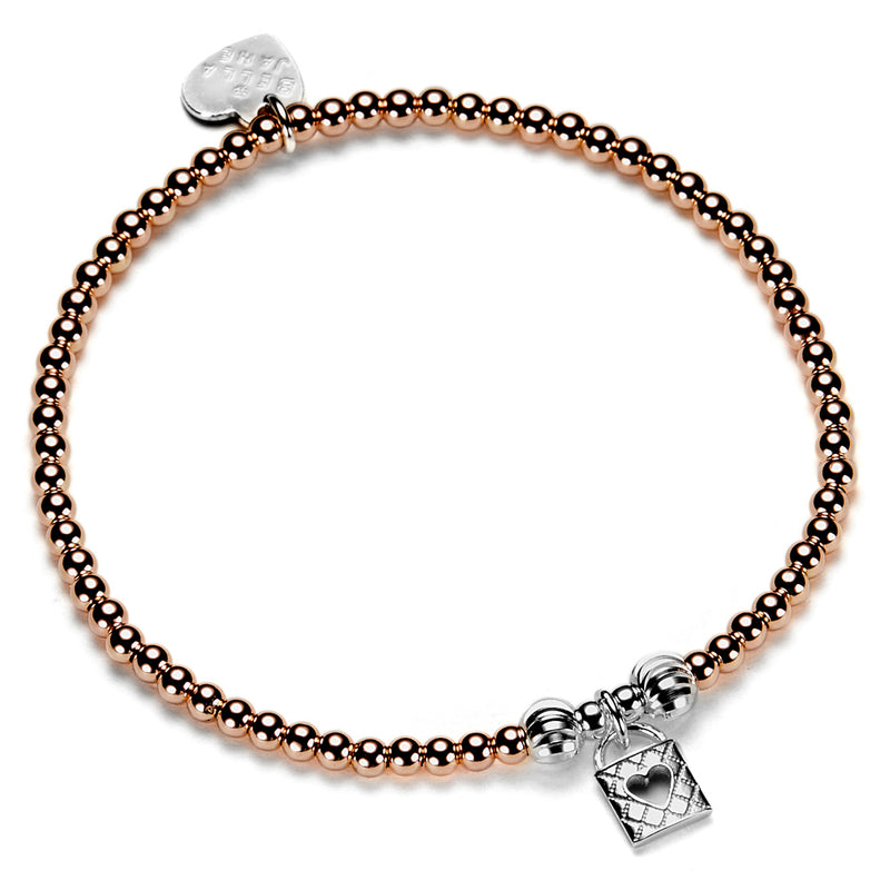 Heart Padlock Bracelet