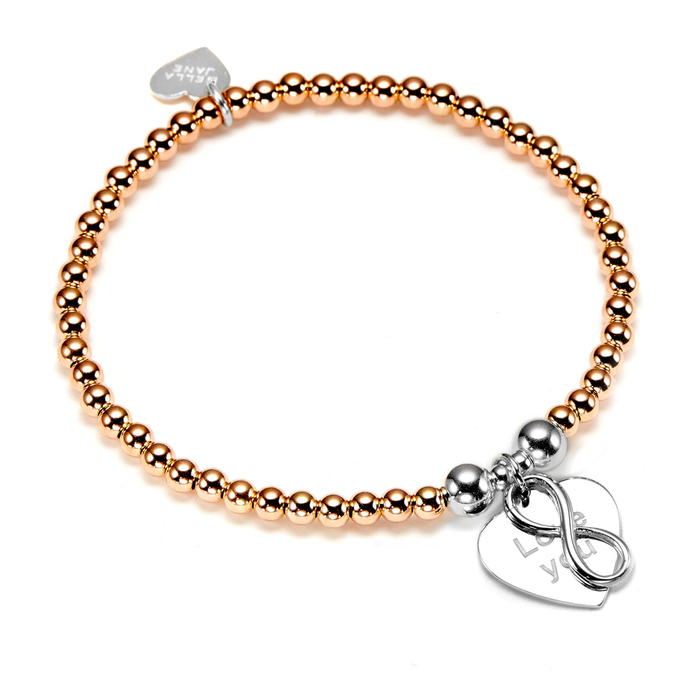 Rose Gold Love You Bracelet